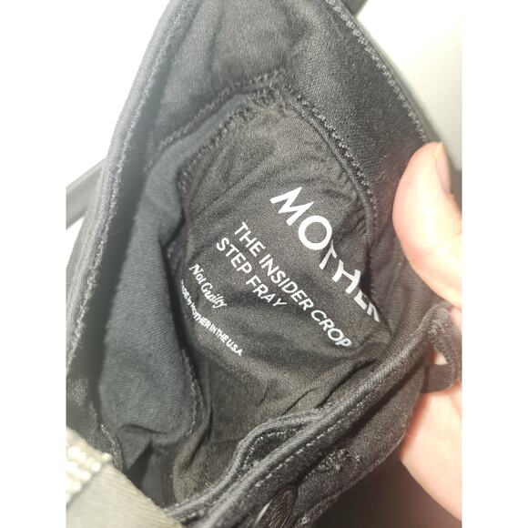 Mother black jeans insider crop step fray 29 - Picture 6 of 6